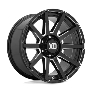 XD Series – XD847 OUTBREAK – Black – 20″x10″ 12mm – Summer Wheels – XD84721063312